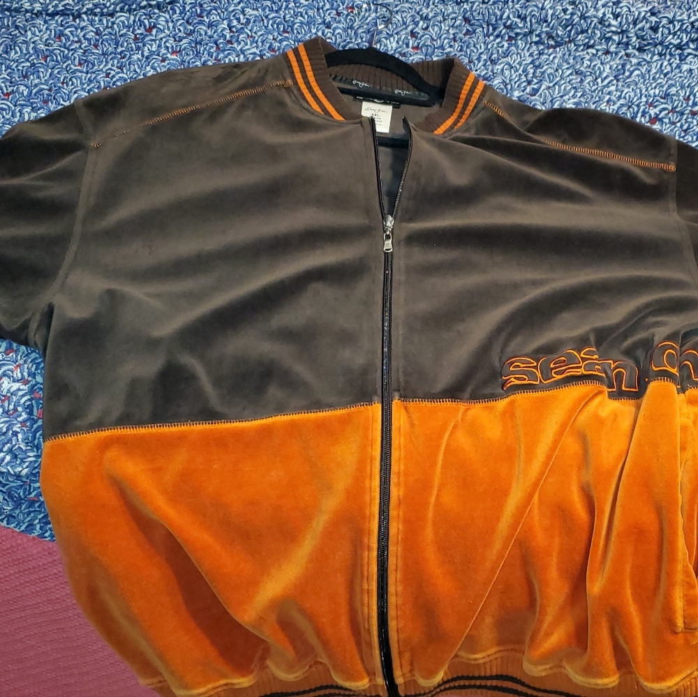 Sean John Velour Tracksuit Jacket